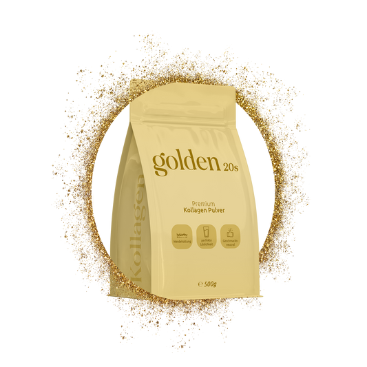 Golden20® Kollagen Pulver 500g – Rinderkollagen Typ I & III für Haut & Gelenke